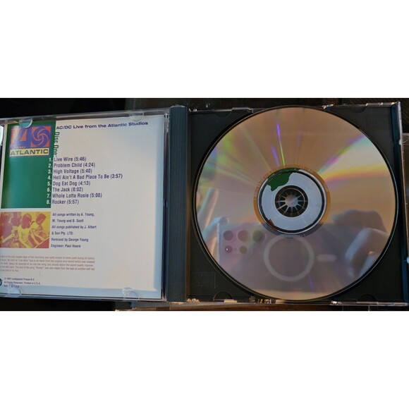AC/DC CD Live from the Atlantic Studios - EXC Condition - Picture 3 of 4